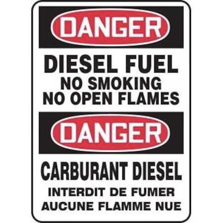 Accuform BILINGUAL OSHA DANGER SAFETY SIGN FBMCHL270VA FBMCHL270VA